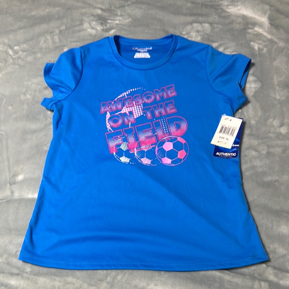 Champion Kids Blue 'Awesome on the Field' T-Shirt